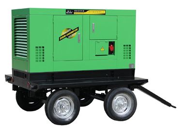 Taşınabilir Taşınabilir Kapalı Römork Jeneratör 8 - 1000KW 50Hz / 60Hz Su Soğutmalı