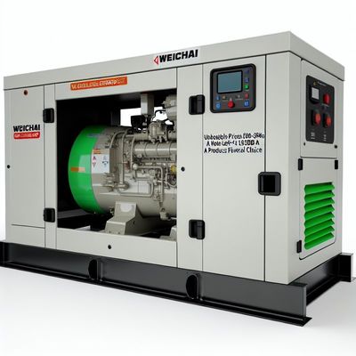 Yenilmez Fiyatlar 500-3000kg Gürültü seviyesi≤105dB Ürünler Weichai Dizel Jeneratör Seti